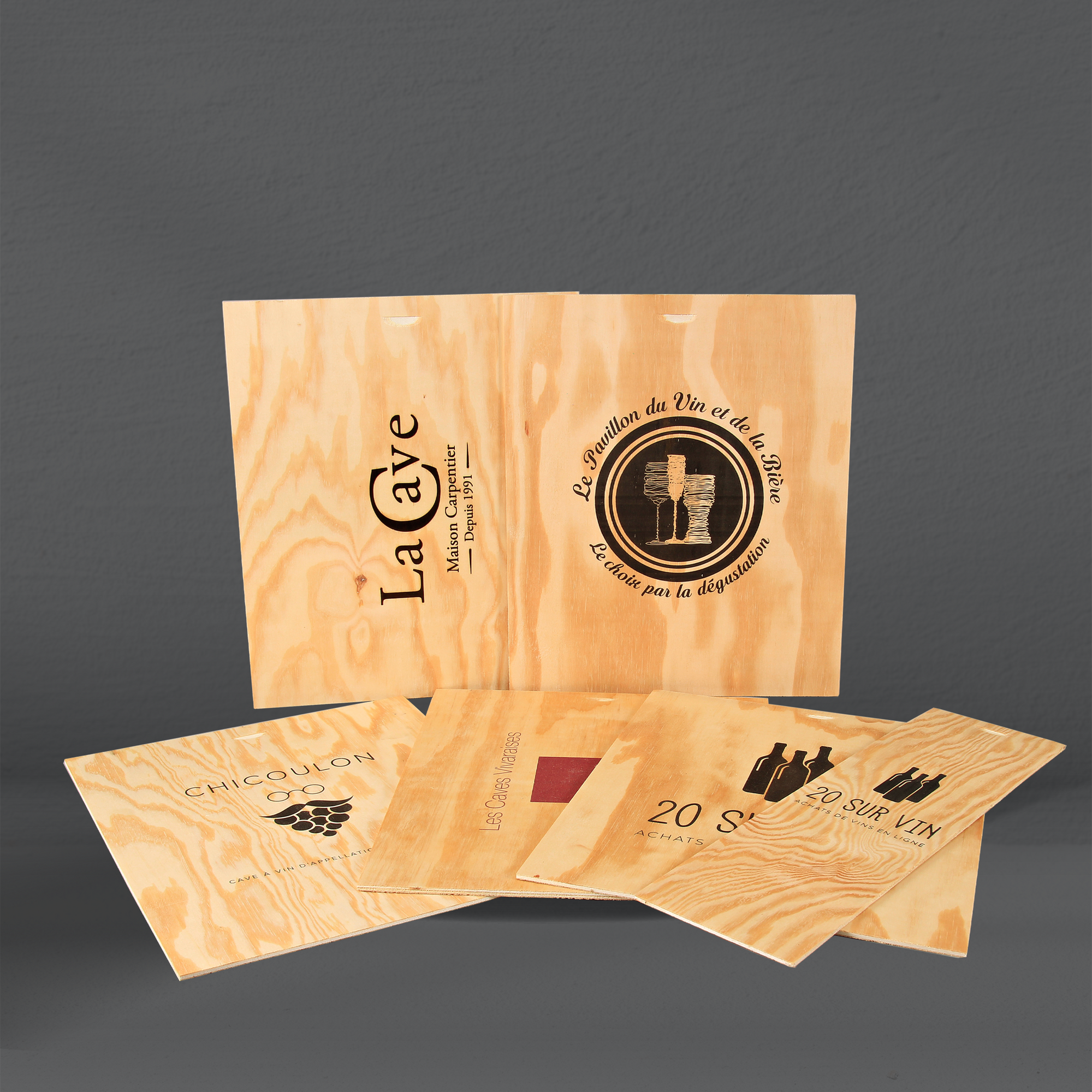 Caisse Bois Bouteille