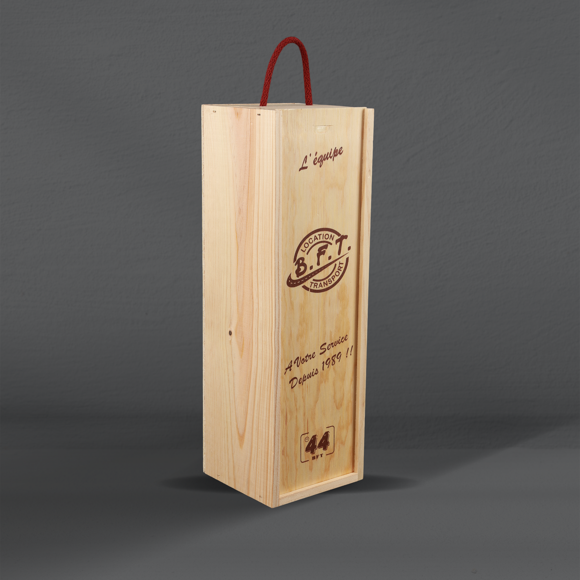 Caisse Bois Bouteille