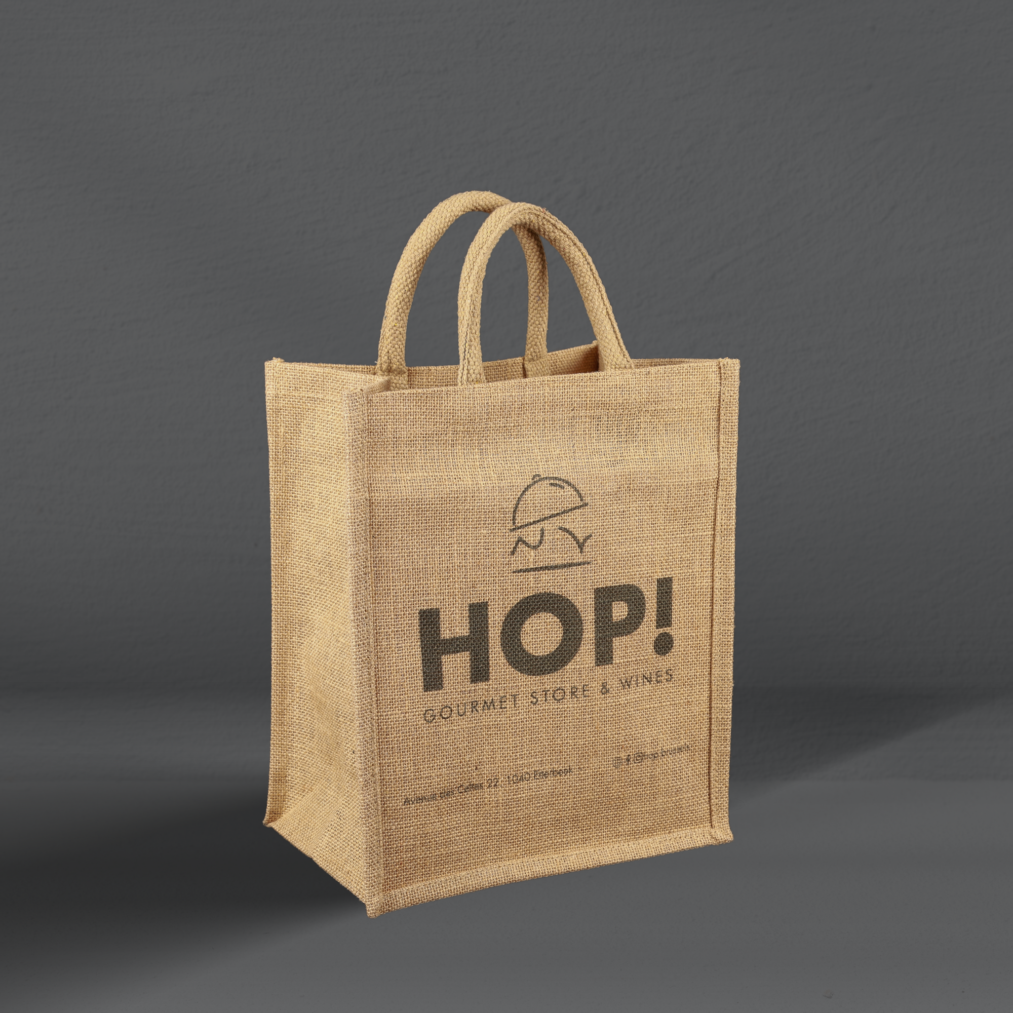 Sac toile de jute personnalisé