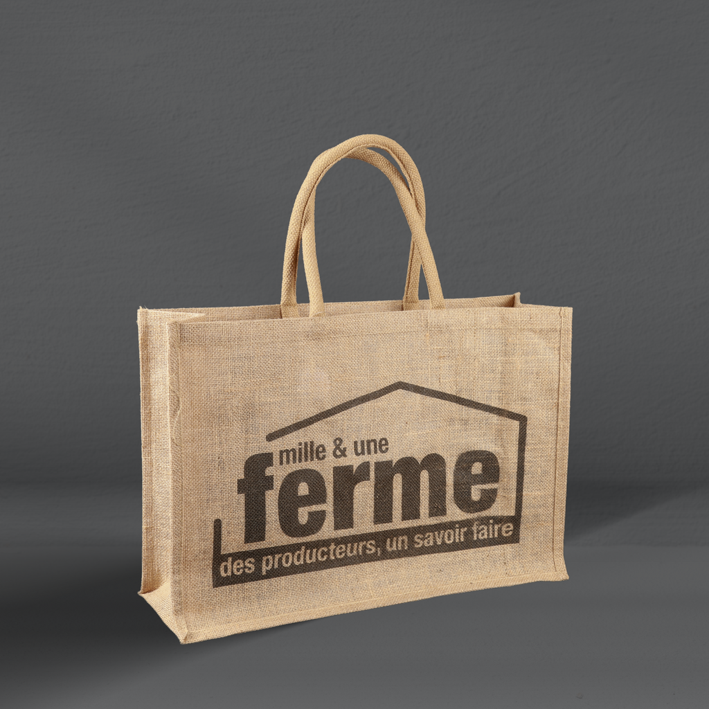 Sac toile de jute personnalisé